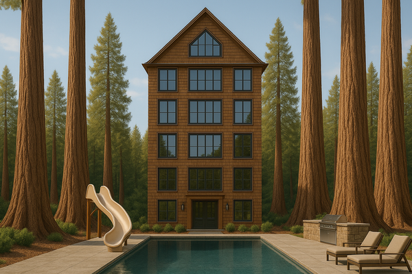 Approved: Controversial Apartment Complex to be Redeveloped as Single Family Home with Anti-Racist Reflecting Pool